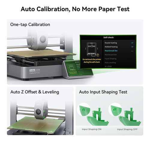 Creality Ender 3 V3 Impresora 3d 2166 Mm/s Autonivelación Mm