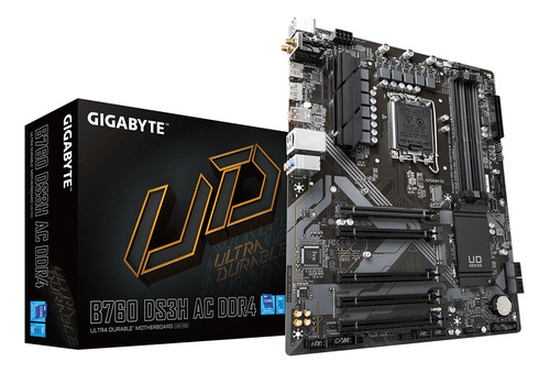 Placa madre Gigabyte B760 DS3h Ac DDR4 LGA 1700/ Intel