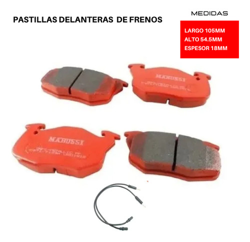 Pastilla De Freno Renault R18 R13 1.6 1980 1986