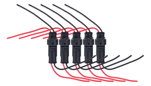 Conector Eléctrico De Coche De 5 Vías, Impermeable, Antiflam