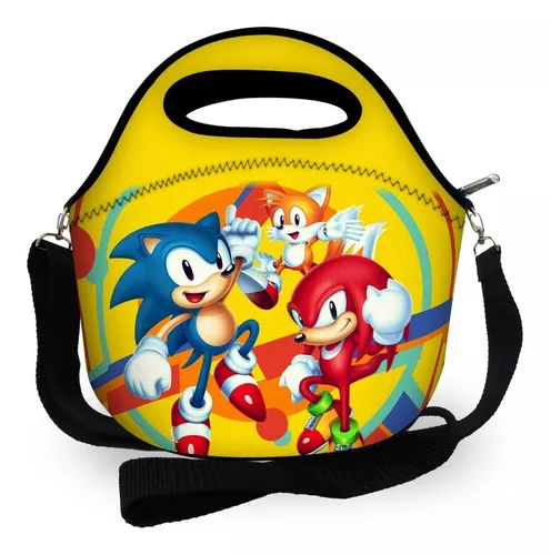 Bolsa Lancheira Térmica Escolar Sonic Personagem