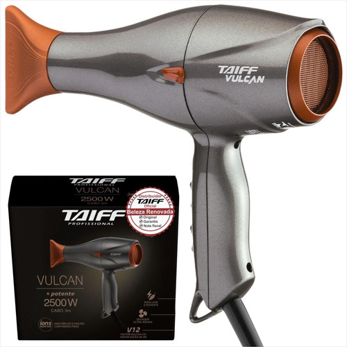 Secador De Cabelo Taiff Profissional Vulcan 2500 W Original