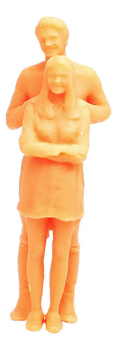 1/64 Figuras Sin Pintar Modelo Pareja Diseño 1/64 Estilo C