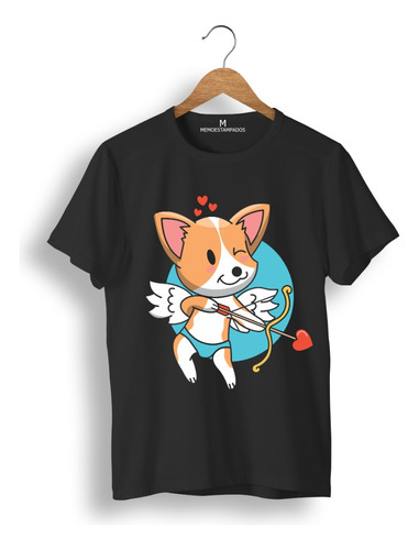 Remera Regalos San Valentin, Corgi Love Precio Por 2 Uni