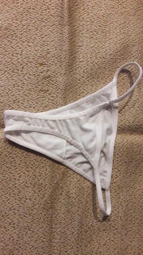Bombachas/tangas Algodon Basicas Talle S 2 Blancas,1 Beige