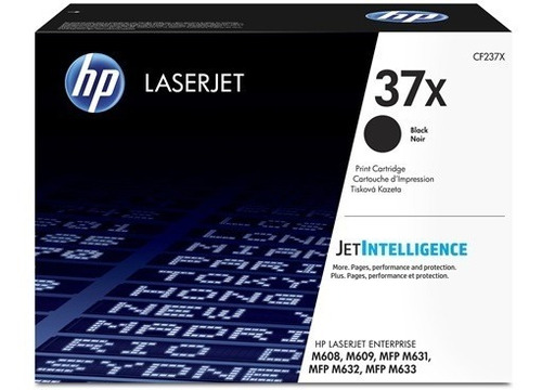 Tóner Hp 37x Negro Alto Rendimiento Laserjet Original Cf237x