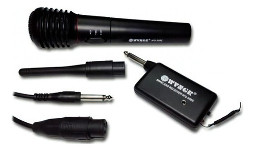 Micrófono Inalámbrico Wvngr Wg-308e Professional Dynamic Color Negro