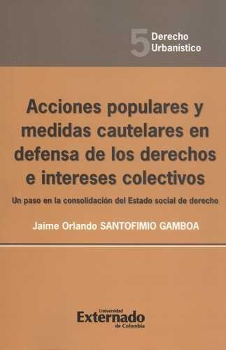 Libro Acciones Populares Y Medidas Cautelares En Defensa De