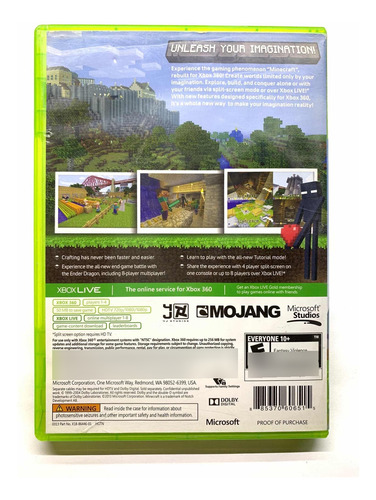 Minecraft Xbox 360 (Usado)