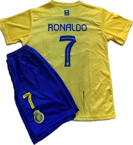 Polera Y Short De Fútbol Niño - Cristiano Ronaldo Talla 28