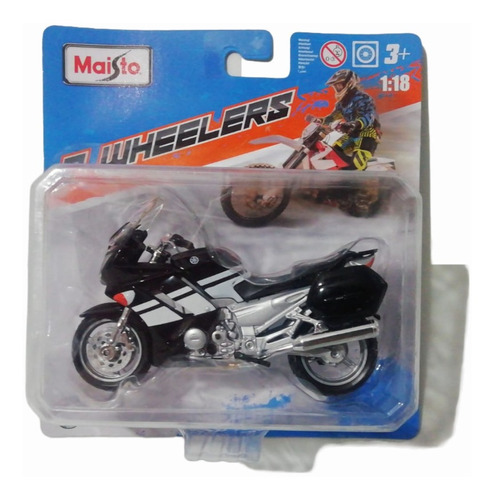 Moto Maisto Yamaha Fjr1300 Negro Escala 1:18