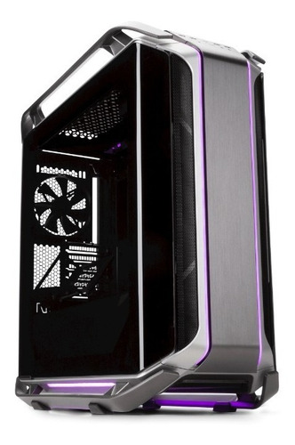 Imagen 3 de 10 de Gabinete Gamer Coolermaster Cosmos C700m Black Rgb