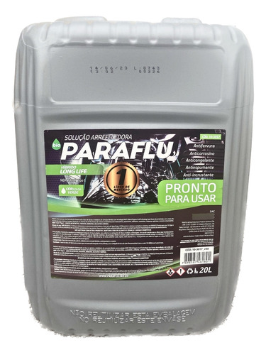 Aditivo Para Radiador Pronto Usar Verde Paraflu 20 Litros