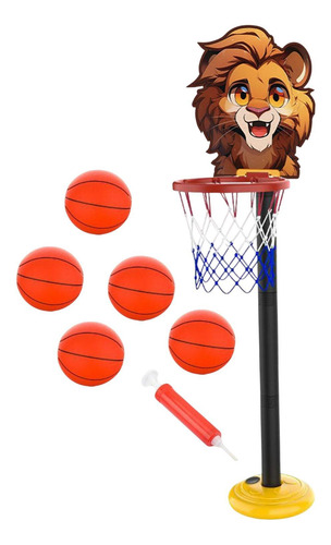 Juego De Aro De Baloncesto Para Niños, Red De Marrón