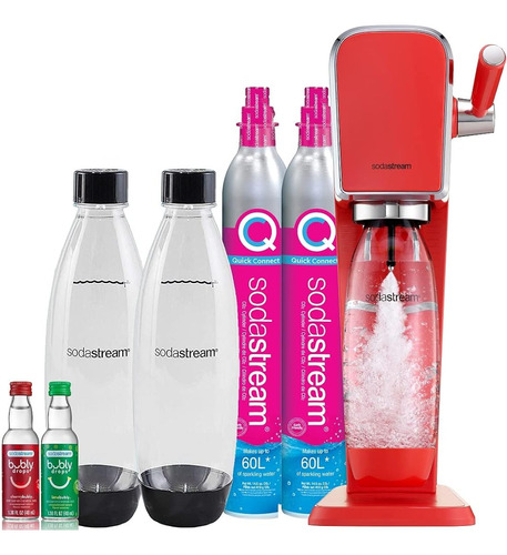 Maquina Para Agua Con Gas Sodastream Color Rojo