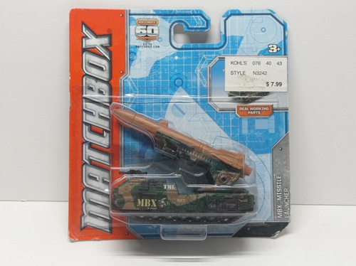 Matchbox Real Working Rigs Mbx Missile Launcher 1:64