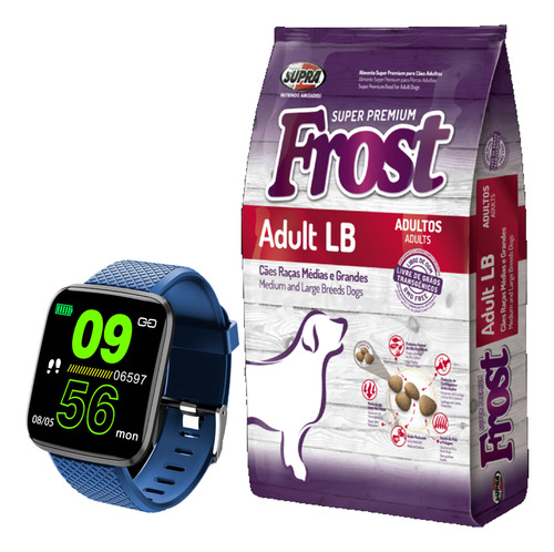 Comida Perro Adulto Frost Lb Raza Grande 17 Kg + Regalo