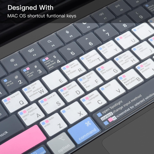 Casebuy Premium Mac Os Funda Para Teclado Atajos Compatible
