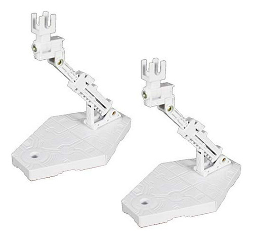 My Mironey 2-pack White Action Figure Stand Assembly Figura 
