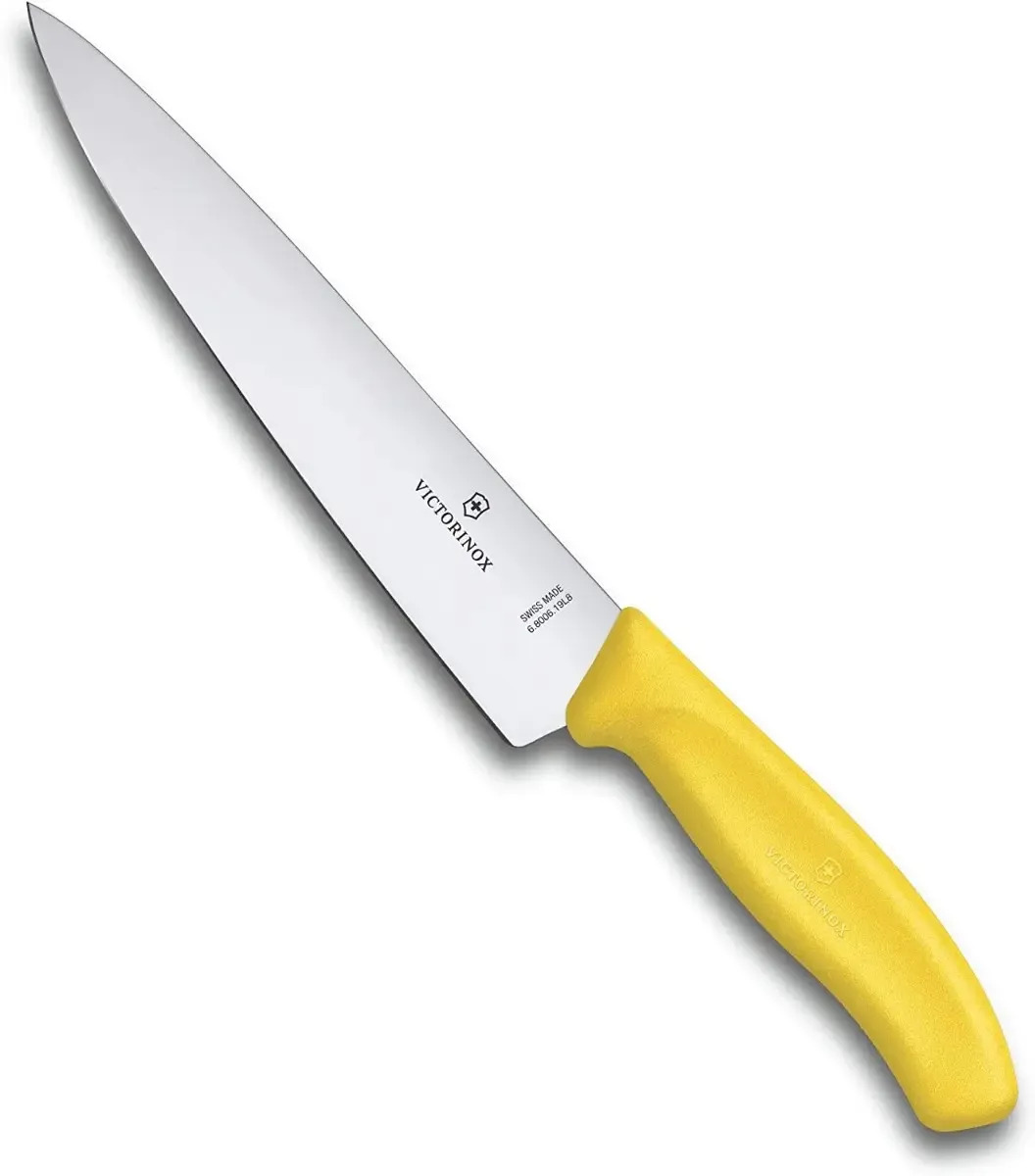 Cuchillo Victorinox Trinchar 19cm Acero Colores 6.8006.19 Color Amarillo
