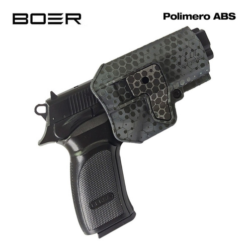 Imagen 2 de 10 de Funda Pistolera Bersa Porta Cargador Muslera Táctica Boer