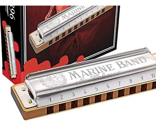 Armónica Fa-mayor Marine Band Hohner M1896066x