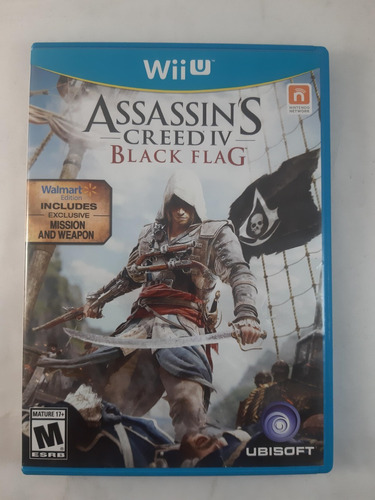 Juego Assasins Creed 4 Black Flag Wii U Fisico Usado