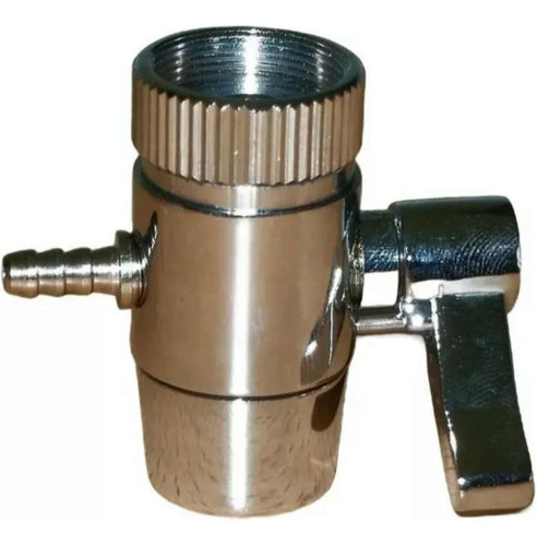 Llave Derivadora Metálica Purificador De Agua S/mesada Pura