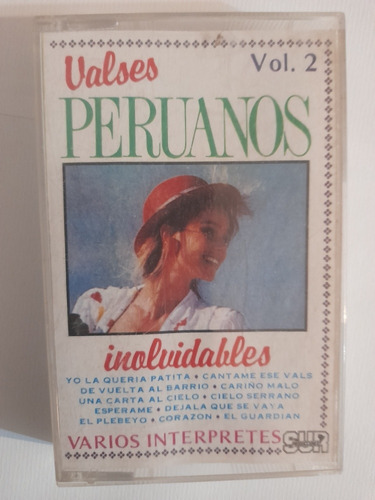 Cassette De Valses Peruanos  Inolvidables Vol.2 (1588)