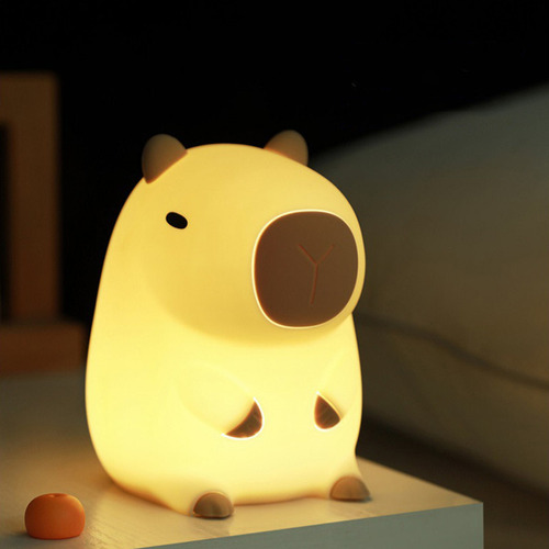 Luz Nocturna De Silicona For Conejillo De Indias Capybara