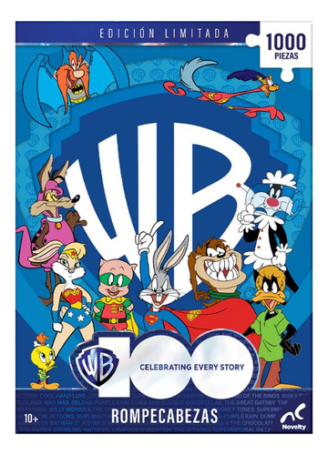 Rompecabezas Warner Bros 100 Años Edición Limitada 1000 Pzas
