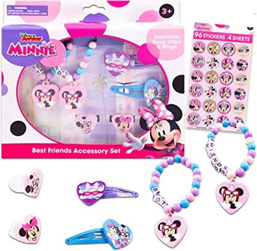 Minnie Mouse Accesorios Y Joyería Super Set 30 Piezas