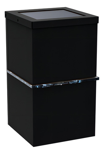 Lijadora de pared de aluminio Modaza Mediare V1v G9, negra