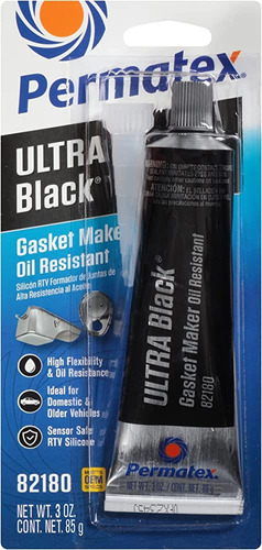 Silicon Permatex Ultra Black Resistente Al Aceite