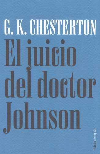 Libro Juicio Del Doctor Johnson, El