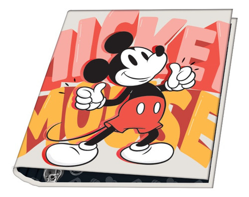 Carpeta Mooving Nº3 Mickey Mouse Redondo Escolar 3 Disney