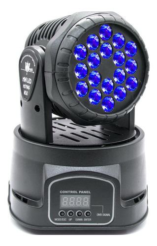 Moving Head Rgb 18 Led 3 Watts Triled Profissional Festas