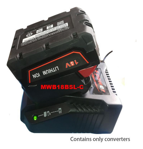 Adaptador Convertidor Mwb18bsl-c Para Batería De Iones De Li