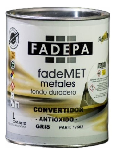 Pintura Convertidor De Oxido 20 Lt Fadepa