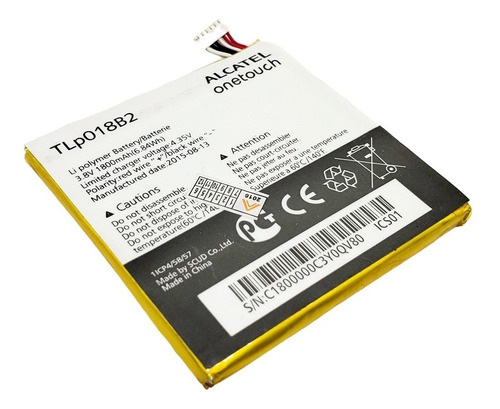 Pila Bateria Alcatel Tlp018b2 C9 Ot6030 Ot7024 E/g