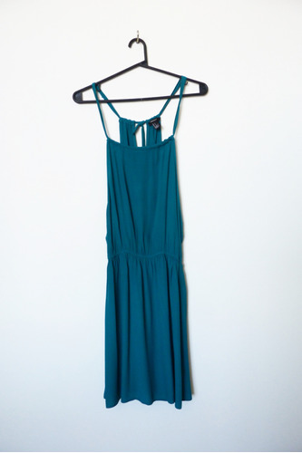 Vestido Forever 21 Turquesa, Talle S