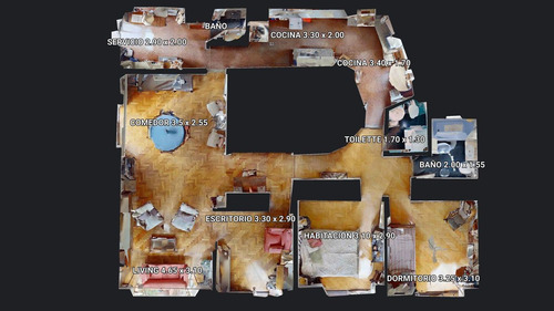 Departamento 4 Amb C Dependencia Balcones Palermo
