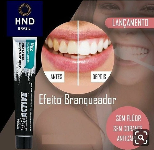 Imagem 6 de 10 de Clareador Dental Com Carvão Ativado- Proactive Hinode Cx