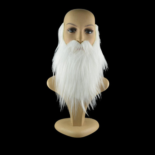 * Acessórios Para Fantasia De Barba Longa Falsa