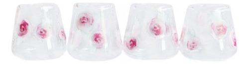Xfw3 3 Taza De Agua En Miniatura Taza De Cristal1/12 Rosa