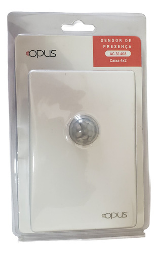 Sensor De Presença E Movimento Para Parede Cor Branco