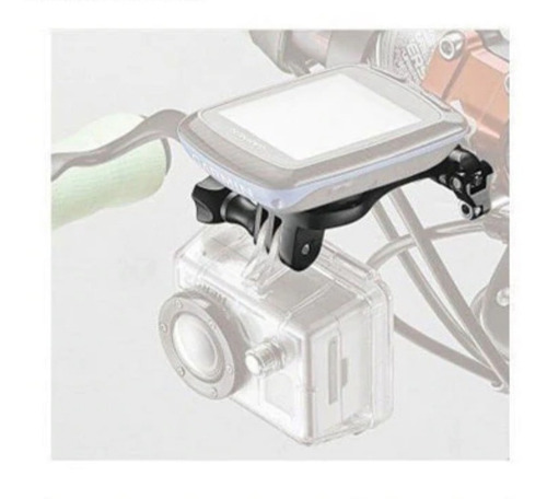 Soporte Montaje Para Gps, Velocimetro & Go Pro / Lámpara Color Negro