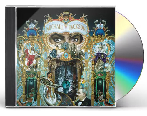 Cd Michael Jackson - Dangerous Nuevo Y Sellado Obivinilos