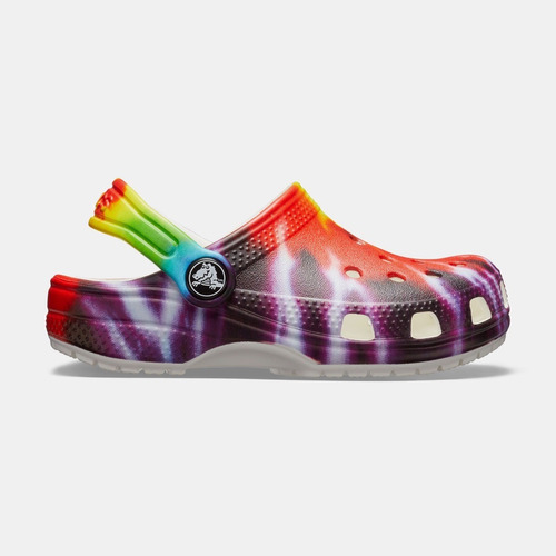 Sandalias Crocs Baya Clog Unisex Niño Tie Dye Multicolor 