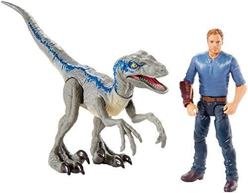 Jurassic World Velociraptor Blue & Owen Figura Pack